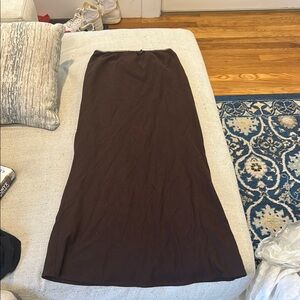 Wild Fable Chocolate Brown Maxi Skirt
